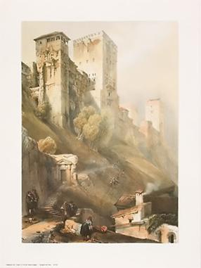Spain, El Alhambra Art Print by David Roberts