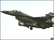 An Israeli F16C fighter, July 2006 