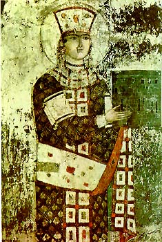 Image:Queen Tamar - Vardzia fresco.jpg