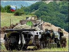 Russian peacekeepers in South Ossetia (file pic)