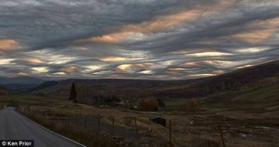 Skies over Scotland: This scene from Perthshire could help confirm the new 'Asperatus' classification