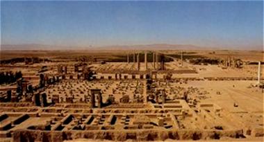 A view over the ruins of Persepolis