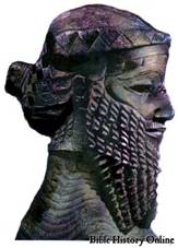 Sargon II Bust