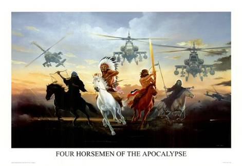 "Four Horsemen of the Apocalypse" Print