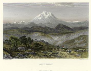 Lebanon / Syria, Mount Hermon, 1875