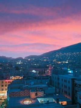 Damascus at sunset