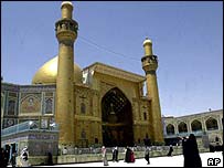 The Imam Ali mosque in Najaf