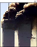 Twin Towers on 11 September 
