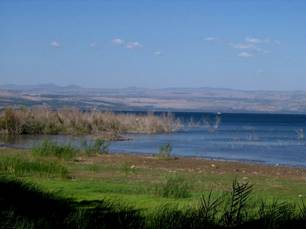 Magdala's port is submerged under the sea of Galilee.