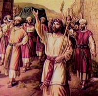 King David leading The Ark